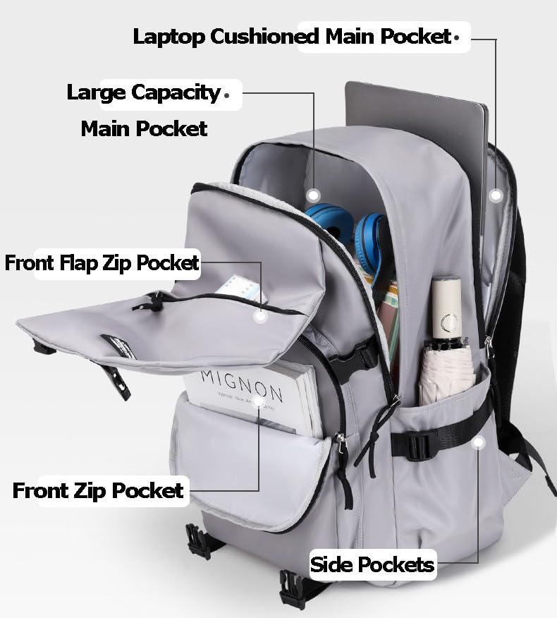 Backpack for Men Women, Laptop Bag Travel Office Outdoor Backpack for Adult3