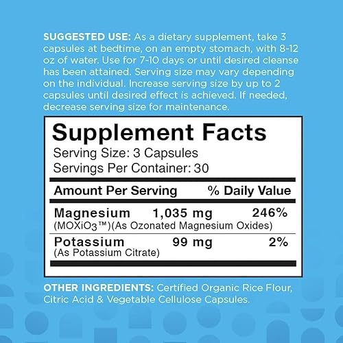 Miniatura 8 de nbpure MagO7 Cleanse Bundle  Polvo de desintoxicación de oxígeno y cápsulas para limpieza de colon y apoyo digestivo  Alivio suave durante la noche
