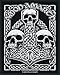 Amon Amarth Triple Skull Viking Death Metal Band Woven Sew On Applique Patch