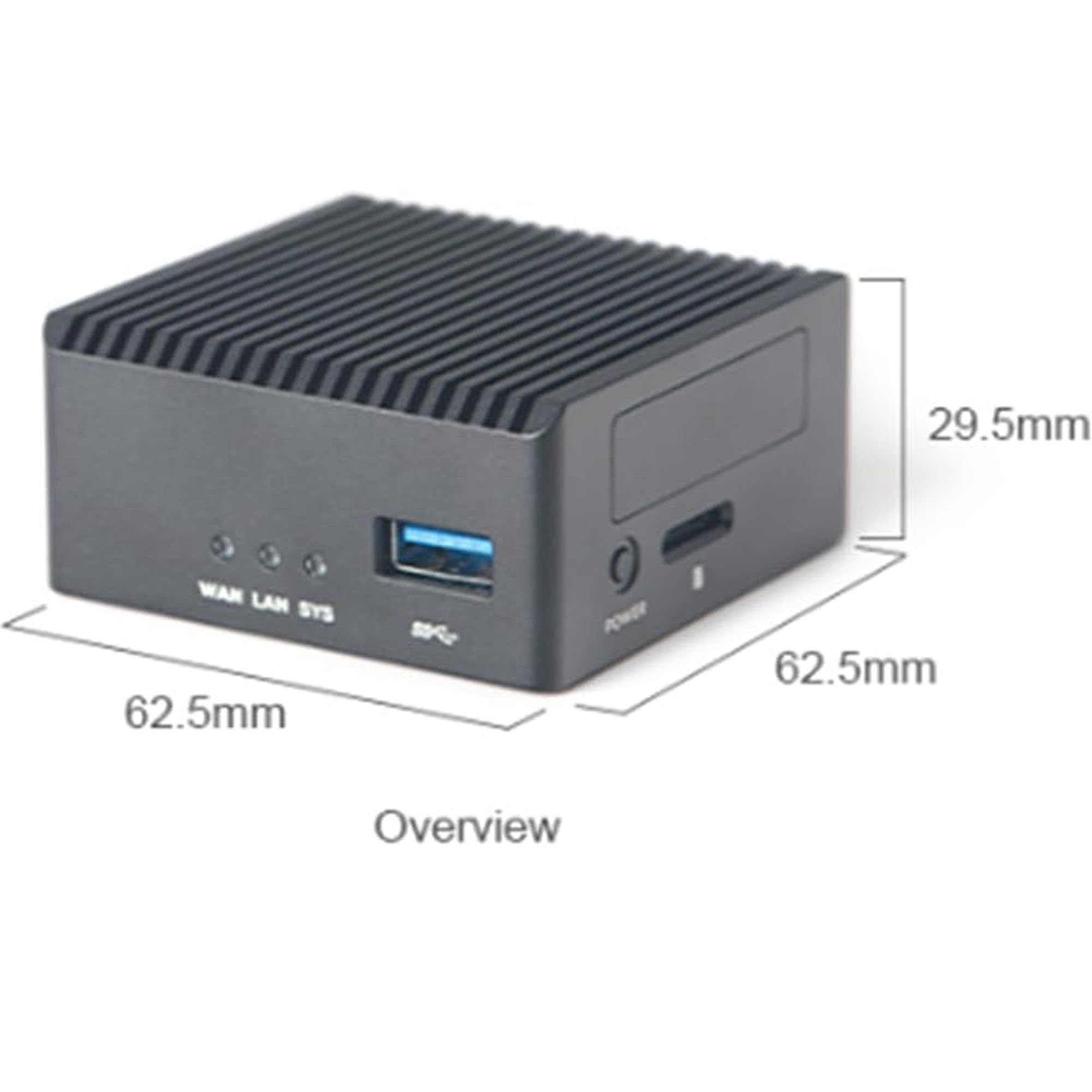 NanoPi R76S RK3576 Router 3GB RAM Dual 2.5G Ethernet Metall Kit | RK3576, 3GB RAM, ohne eMMC, Dual 2.5G, OpenMediaVault kompatibel, Metallgehäuse