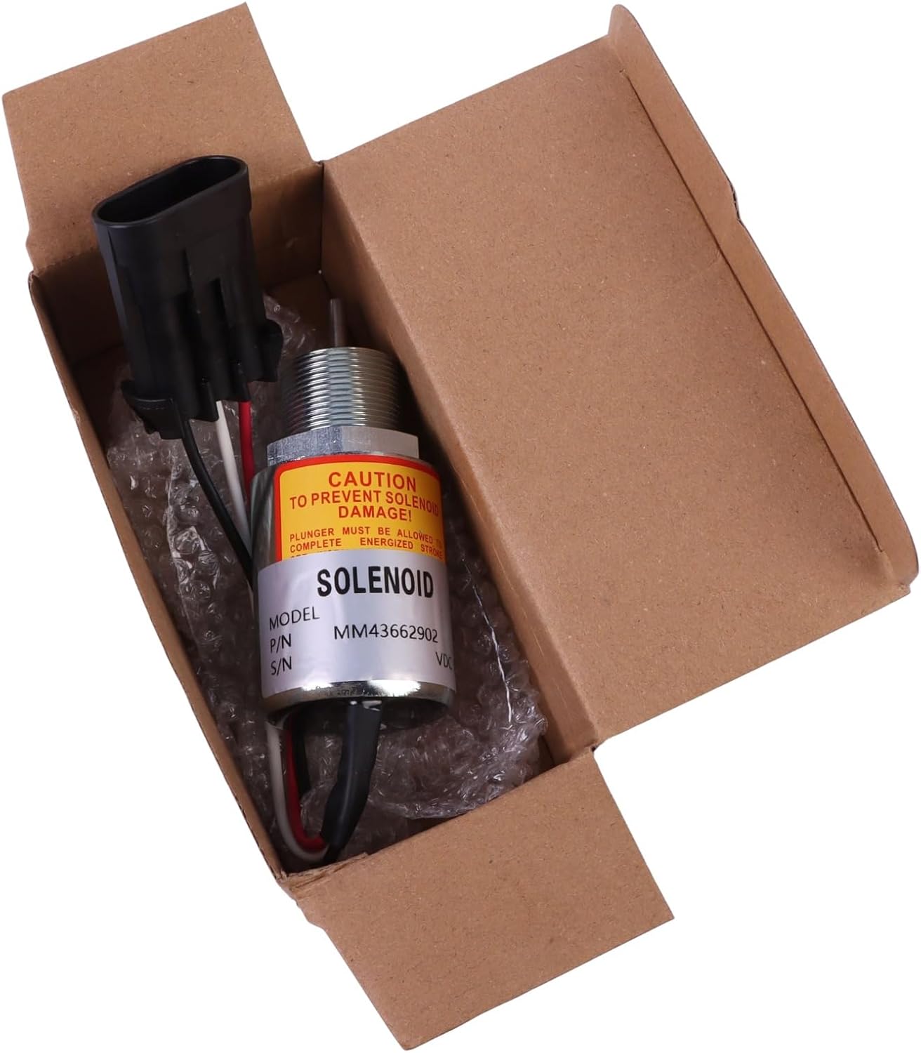 1751ES-12B2UC4 MM436629 MM43662902 HW4366 12V Fuel Shut Off Solenoid for Toro Tractor 3000D Mitsubishi Engine L3E L3E2 L3A L3C Diesel Engine Stop Down Solenoid Valve Parts