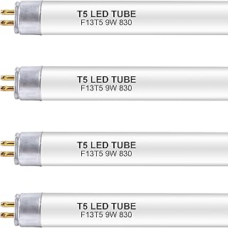21 Inch F13T5/WW LED Replacement Bulbs, 3000K Warm White, T5 LED 9 Watts Replace
