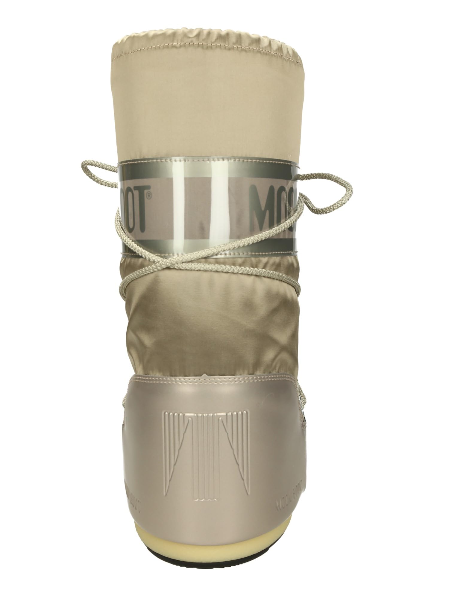 Moon Boot Icon Glance Platin Satin Winter Stiefel | wohlige Wärme für kalte Tage, rutschfester Grip auf glatten Wegen, beidseitig tragbar für flexible Looks
