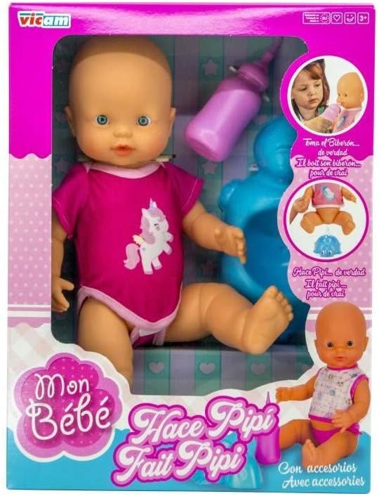 Bebe Qui Fait Pipi Biberon Et Pot 40 Cm Amazon Fr Jeux Et Jouets