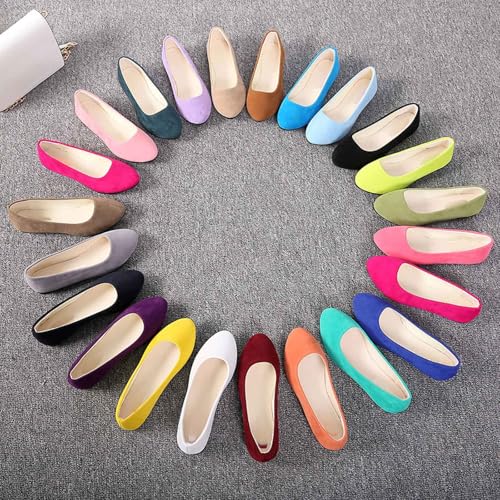 Platform Loafers for Women Summer Ballet Flats Dressy Pointed Toe Comfortable Wedding Casual Work Walking Shoes3