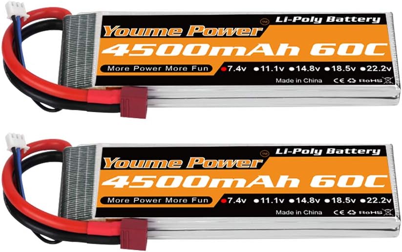 Lipo Akku, 14.8V 4500mAh 4S 60C Lithium Akku Geeignet Für RC Auto Boot Flugzeug Drohnen