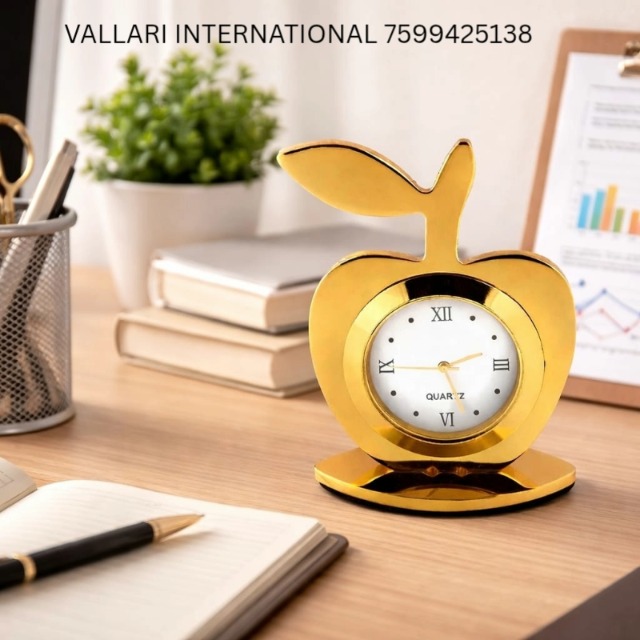 Watch VALLARI INTERNATIONAL Apple Shaped Table Clock Showpiece on ...
