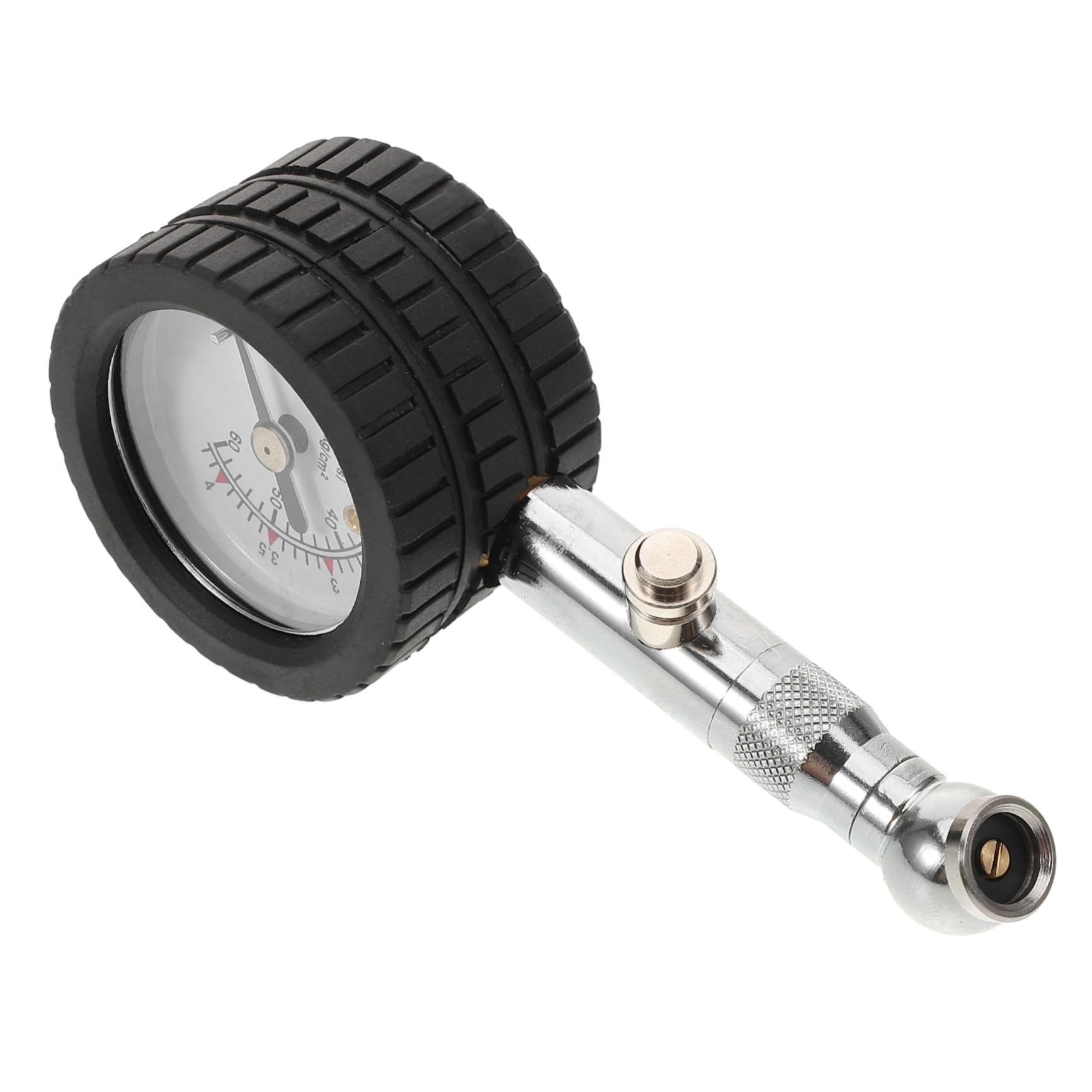 NUOBESTY 4 Teiliges Reifendruckmessgerät Auto Reifendruckmessgerät Vergaser Druckprüfgerät Automatisches Pro Einspritzdruckprüfer Kit Monitorstecker Deflatoren Reifensensor