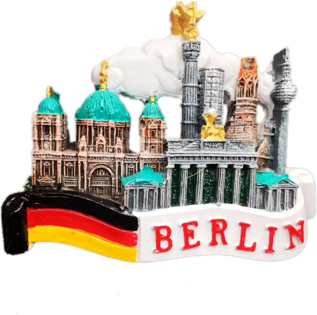 Altko Berlin Germany World Berlin3 Magnet Fridge Refrigerator Magnet Decoration Sticker Souvenir Resin Crafts Kitchen Whiteboard