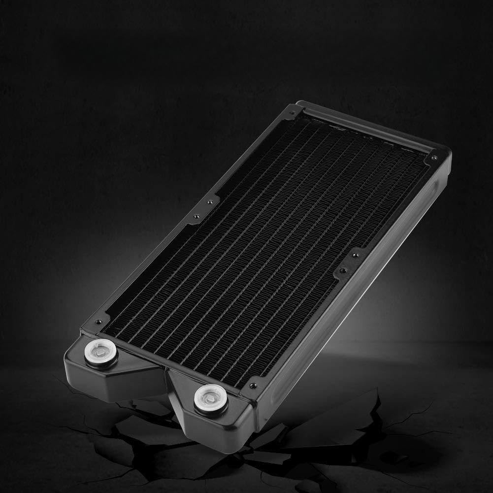 Generic Dissipatore di Calore di Raffreddamento Ad Acqua in Rame G1/4 per Overclocking GPU CPU del Computer 2 unità Resistente Radiatore Ad Alta Efficienza (240)