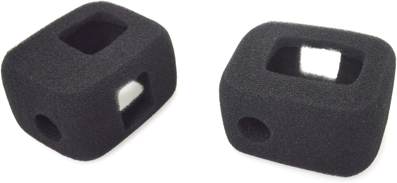 BAQI 2 Pack Windproof Foam Frame Case Sponge Wind Noise Reduction Cover for Gopro Hero 7/6/5 OSMO Action Camera