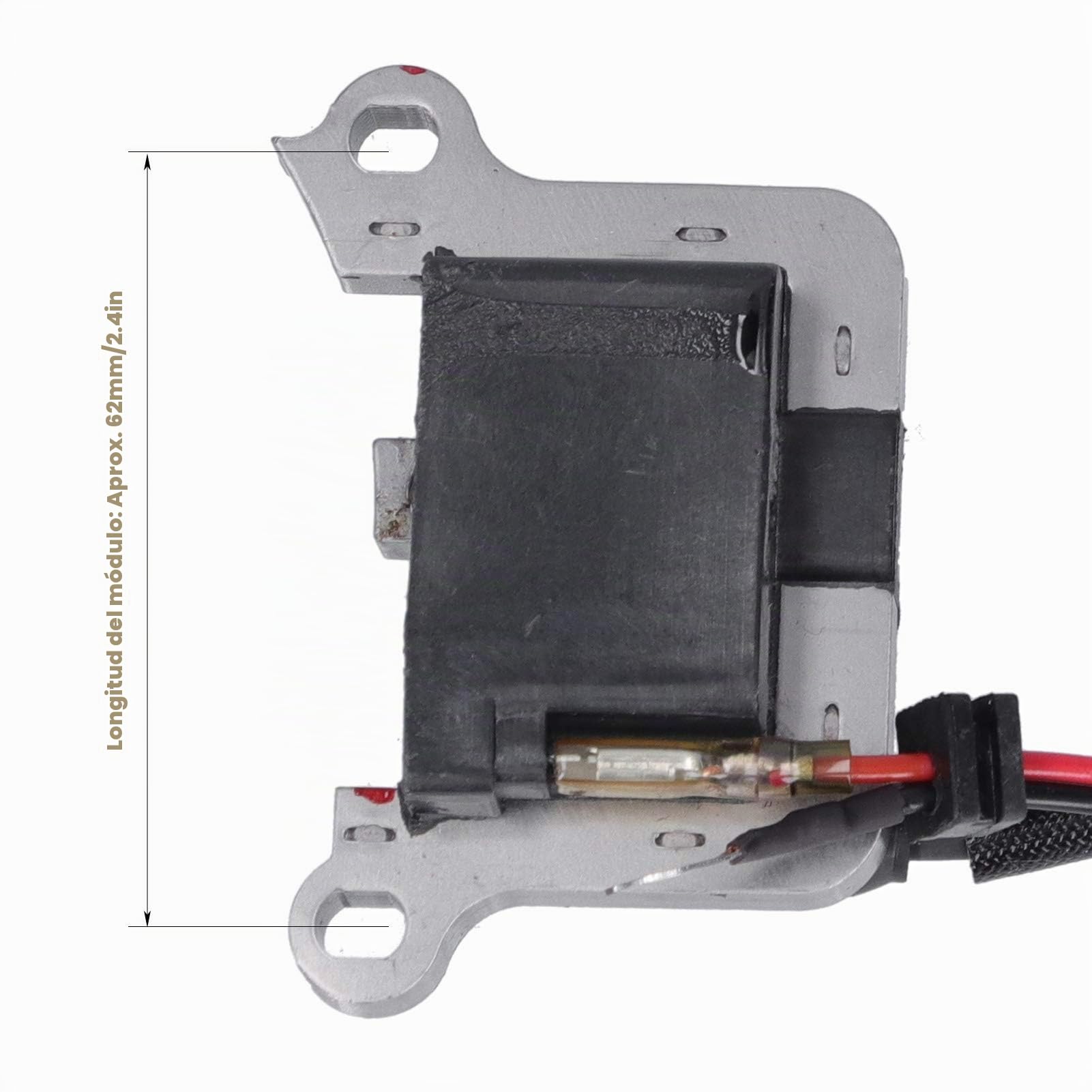 Bobina de Encendido 1E48F, Aleación de Acero y Molde ABS para Desbrozadora de Recortadora de Césped, Motor 48F, Cortadora de Césped 48F