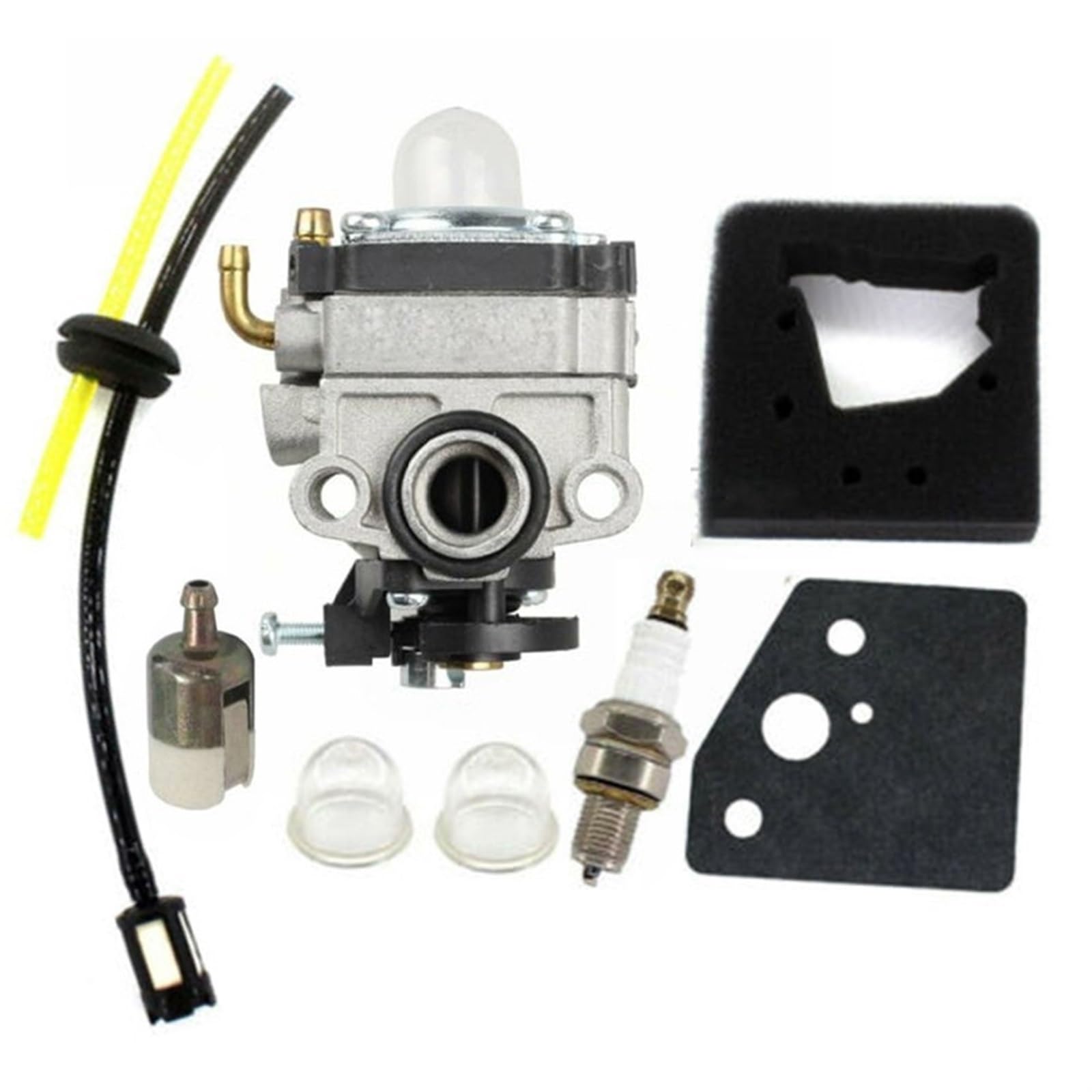 Generico Motore a carburatore Carburatore per Makita BHX2500 BHX2500V EBH252U EBH253U ER2650LX Kit carburatore per decespugliatore