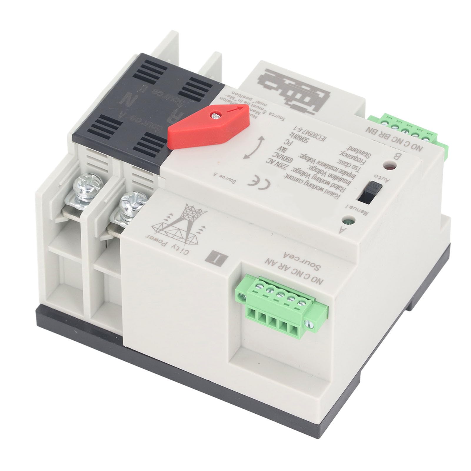 Interruptor de Transferencia Automática de Doble Alimentación