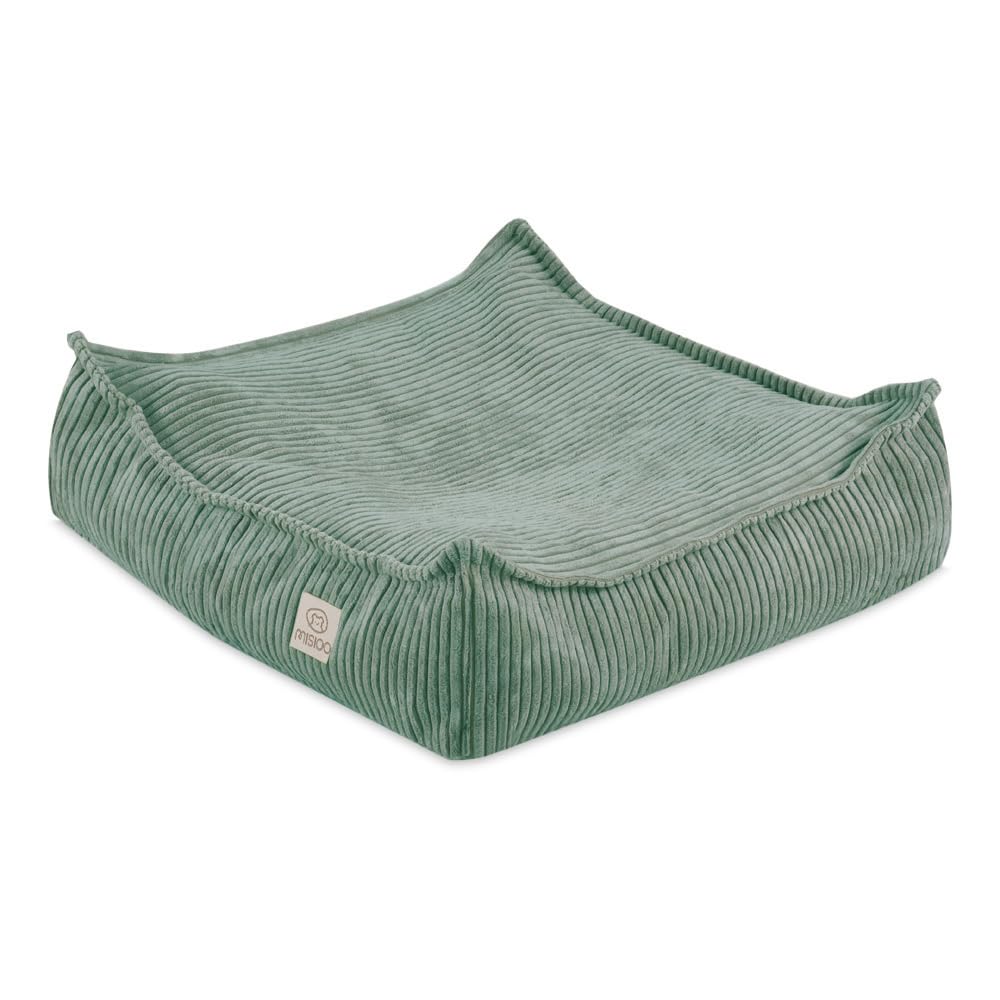 MISIOO Coussin d'assise pour Chambre d'enfant, Doux, 60 x 60 x 20 cm, Forme carrée, matériau Velours côtelé avec Rembourrage Moelleux, Coussin d'assise pour Les Enfants pour se détendre