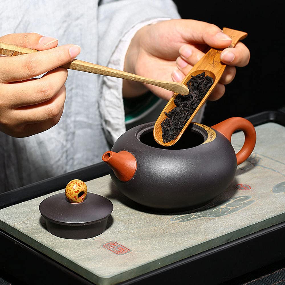 Czajniczek Zaparzacz Do Herbaty Czajniczek Ekspres Do Herbaty Fioletowy Clay Czajniczek Purpurowa Glina Handmade Chińska Herbata Zestaw Herbaty Kultura Picie Naczynia Księżyc Shadow Xishi Teapot