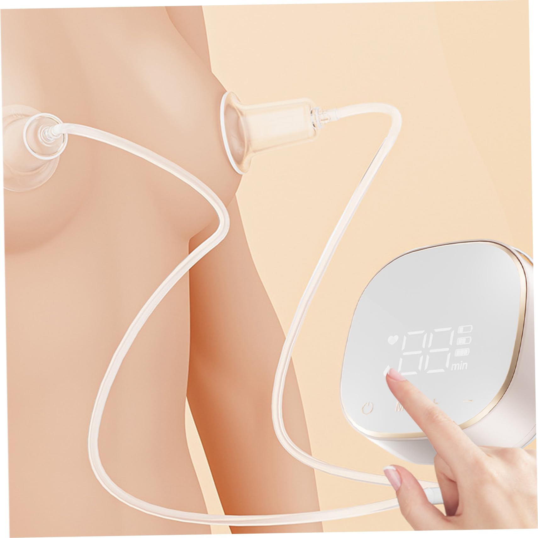 Nipple Everter pour tétons plats, correcteur électrique à écran tactile LED 9 niveaux 3 ventouses rechargeables