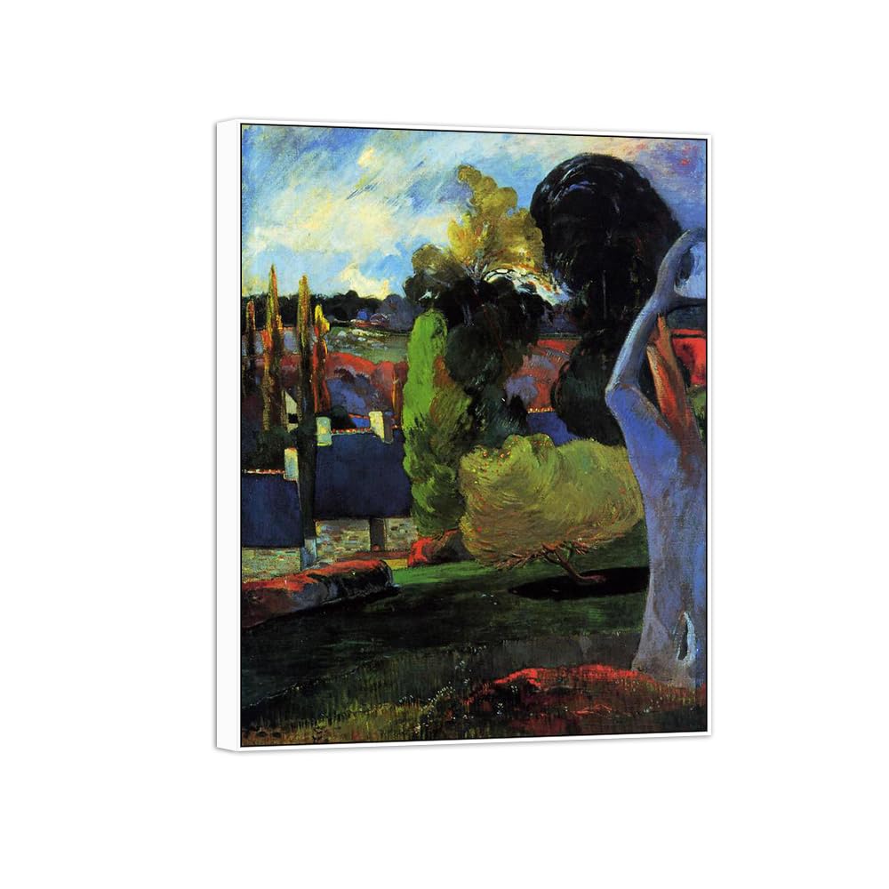 SDYSKKUG Famous Wall Art. Canvas Prints. Farm.40x30cm White Frame