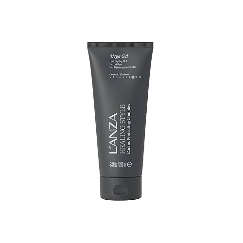 L'ANZA Healing Style Mega Gel con fuerte efecto de sujeción, nutre y refresca el cabello mientras peina, con queratina, fórmula sin alcohol y