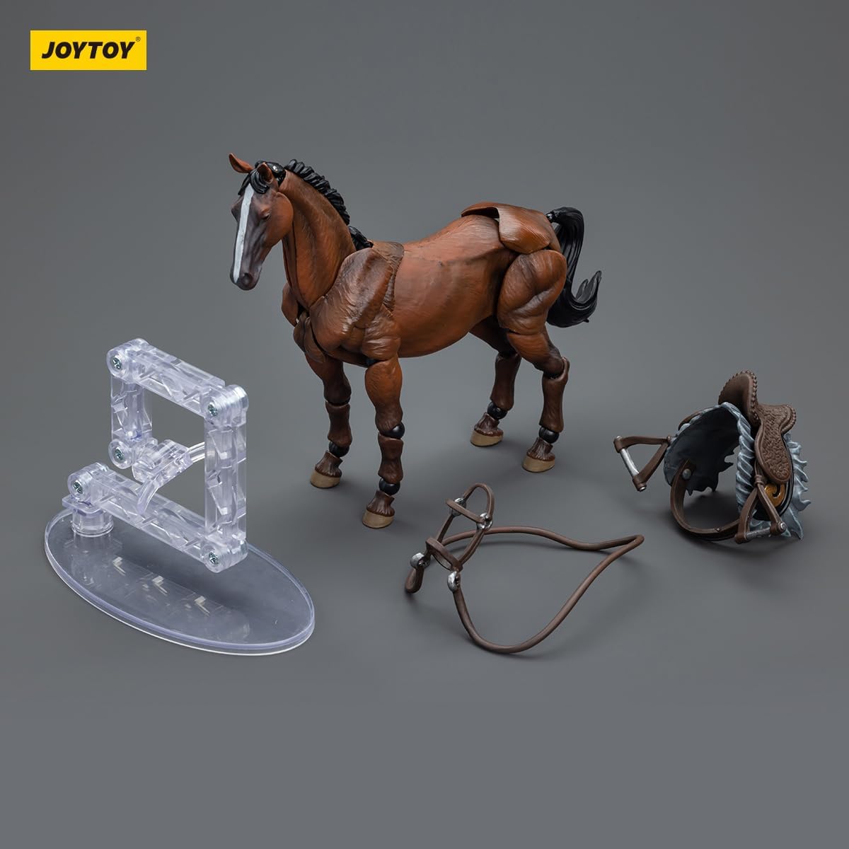 JOYTOY 1/18 Action Figures - Dark Source Jiang Hu War Horse - 4‘’,Classic Character,Collectible,Age 15 and Above