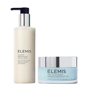 ELEMIS Dynamic Resurfacing Facial Wash & Pro-Collagen Marine Cream SPF 30