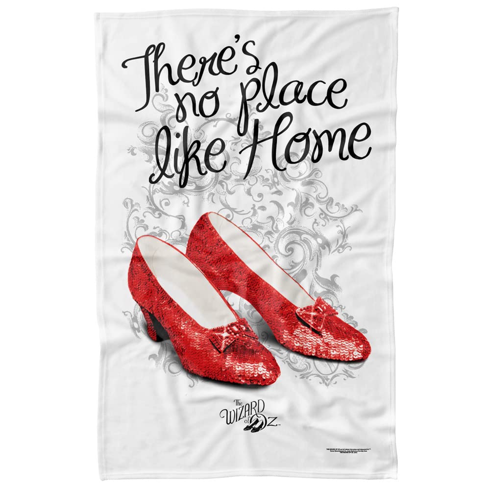 LOGOVISION The Wizard of Oz No Place Like Home Fleece Blanket 36" x 58"