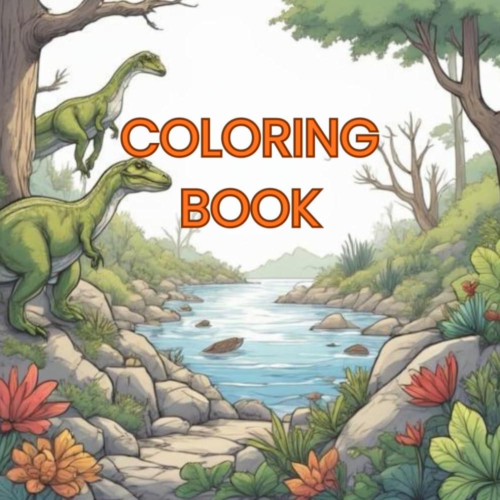 Worlds of Wonder Coloring Book: From Prehistoric Jungles to Modern City Streets