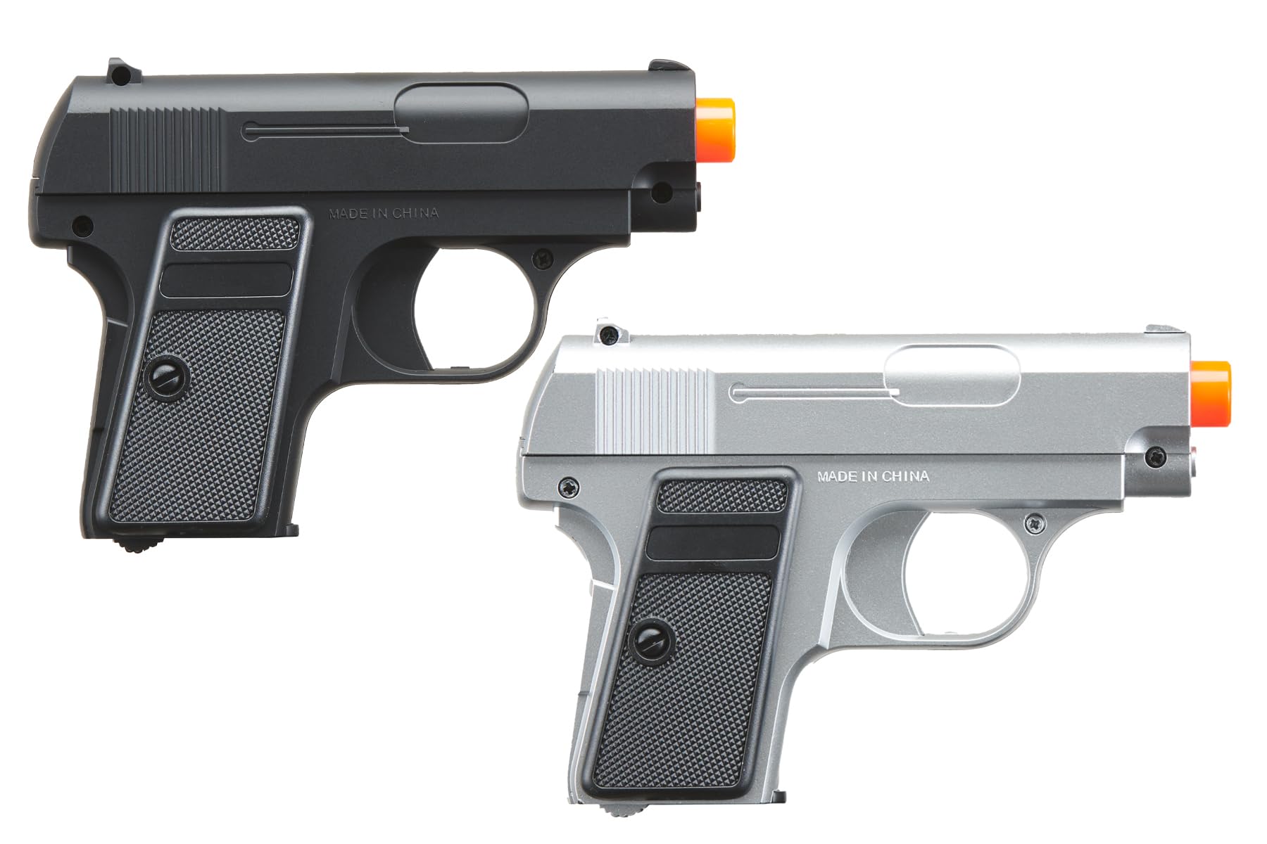 Combact Pocket Twin Spring Airsoft Dual Pistol Combo Pack Set Hand Gun w/Case 6mm BB 0.12g