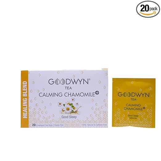 Chamomile Herbal Stress Relief Tea, 20 Tea Bags
