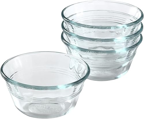 Recipientes de repostería Pyrex para hornear juego de 4 Fine Negro