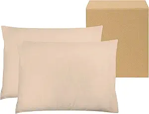 ZPECC Pillow Cases Bulk 24 Pack - Standard Pillowcases with Envelope Closure, Soft Brushed Microfiber Pillow Cover for Hotel Airb&bs Hospital Bedding Essential, Beige