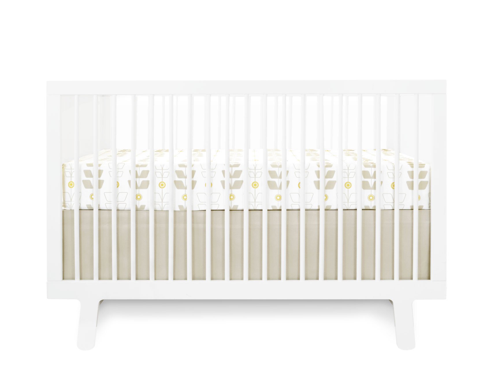 Olli & Lime Miller Crib Bedding Set, Pattern Sheet/Stone Skirt