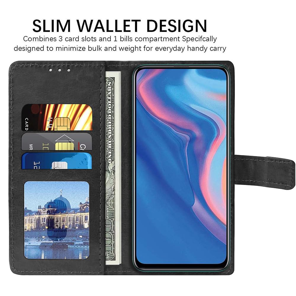 Huawei Y9 Prime 4G Flip Cover - Leather & Stand -4