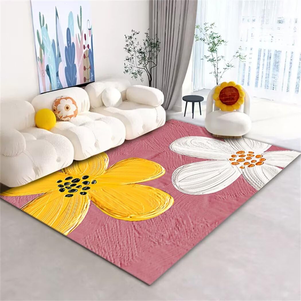 Tapis de salon doux 140x200cm contre les sols froids de chambre d'enfant et couloir