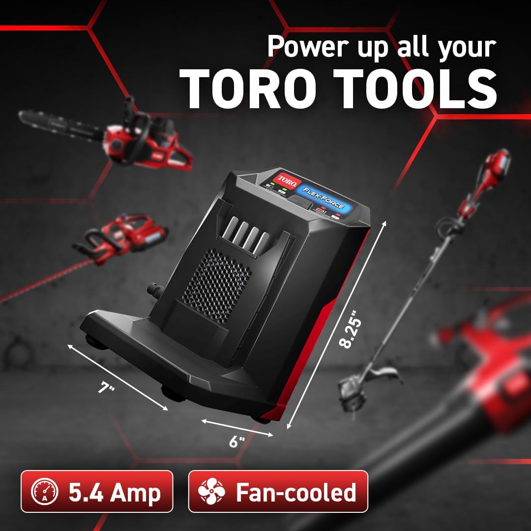 Toro Flex-Force Power System 60-Volt Max Lithium-Ion Battery Charger