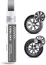 Rim Touch Up Paint(Midnight Silver) for Tesla Model 3 18'' Aero Wheel/Model S 19'' Tempest Wheel, Curb Rash Repair Rim Scratch Repair with Masking Tape & Sandpaper