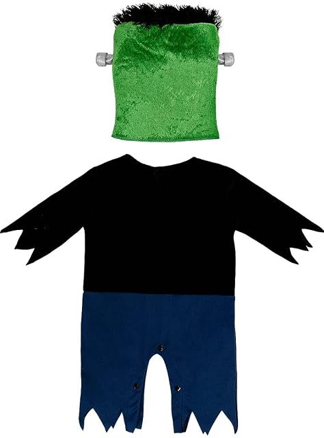 Foto 5 de 8 de Funidelia - Disfraz Frankenstein para bebé - Terror, Frankenstein, Monstruos, Halloween