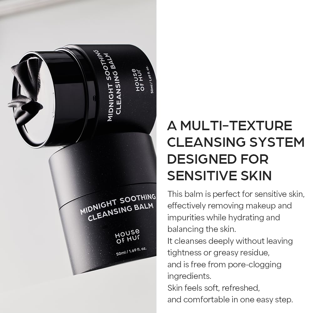 House of Hur Midnight Soothing Cleansing Balm | Hydrating & Calming Korean Skincare | 1.69fl.oz - Image 4