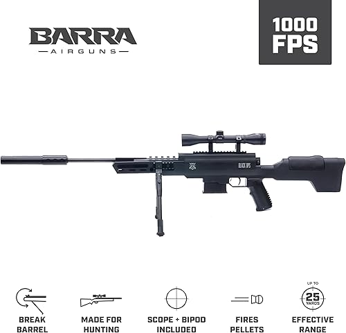 Miniatura 11 de Black Ops Rifle de francotirador de pellets de calibre S .22 Sniper