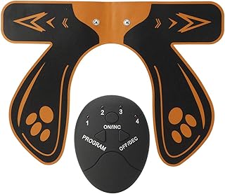 EMS Hips Trainer Electric Buttock Trainer Electric Cellulite Pad Enhancer Pad Muscle Stimulator Buttock Lifting Massage Device Hip Muscle Stimulation Massager with 6 Modes + ems glute muscle trainer b