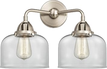 Innovations 288-2W-SN-G72 Two Light Bath Vanity from Nouveau 2 Collection