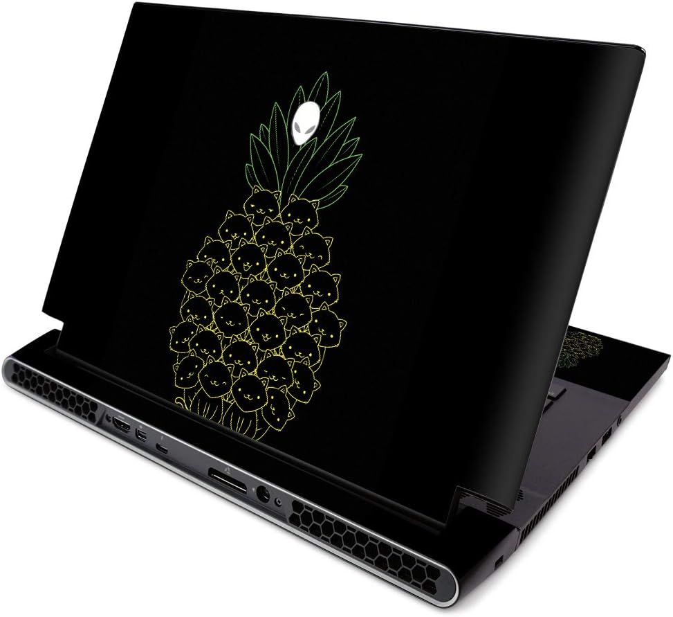 MightySkins Skin for Alienware M15 R2 (2019) - Cat Pineapple | Protective, Durable, and Unique Vinyl Decal Wrap Cover | Easy to Apply, Remove, and Change Styles | Made in The USA
