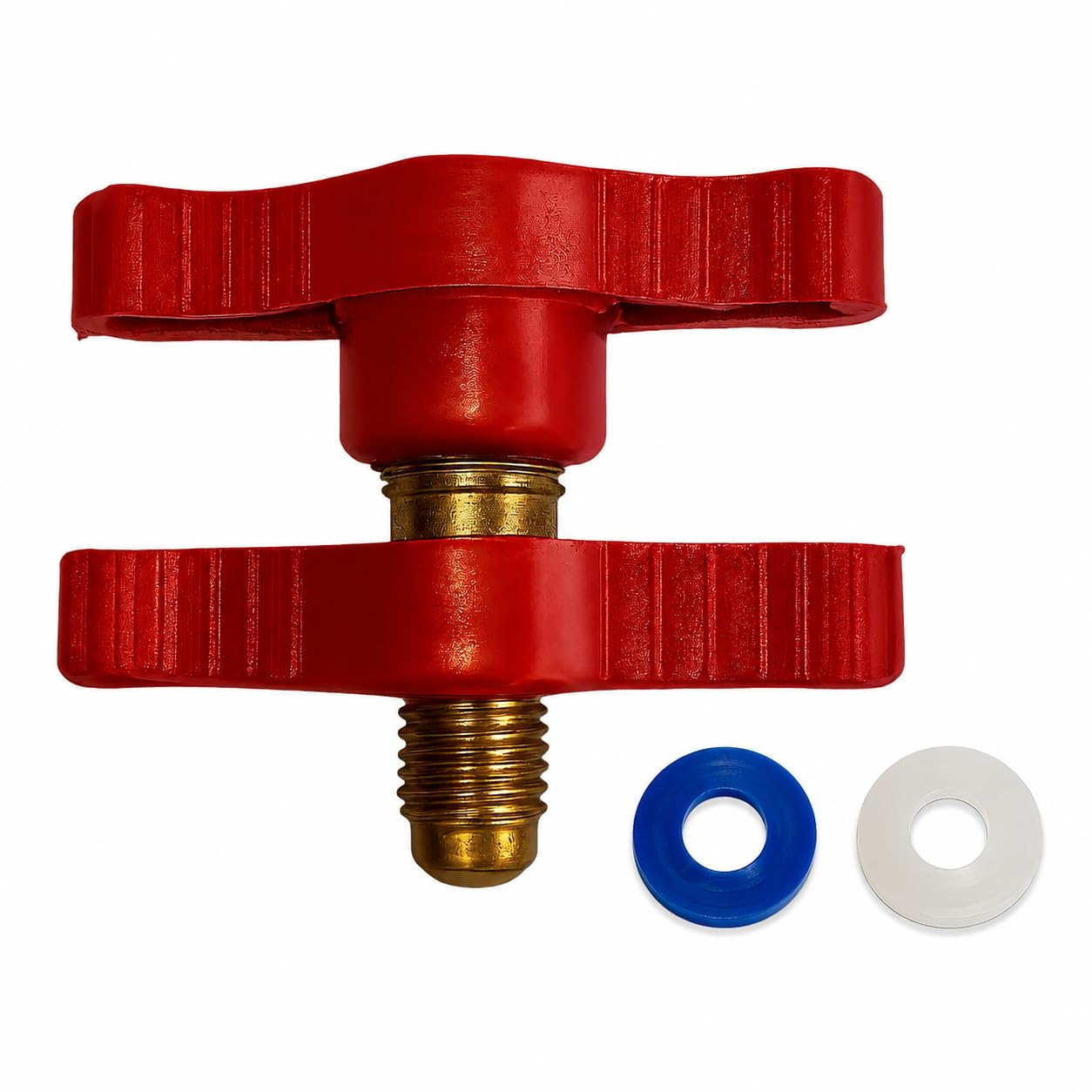 1PC Copper Pipe Coupler for 1/4" & 3/16" Pipes | Brass Quick Connector for Pumping, Flushing & Gas Charging | Compatible with AC & Refrigerator Maintenance Tools