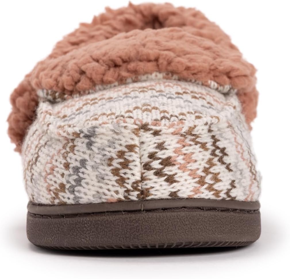 MUK LUKS Women's Anais Slipper, White, S - Image 5
