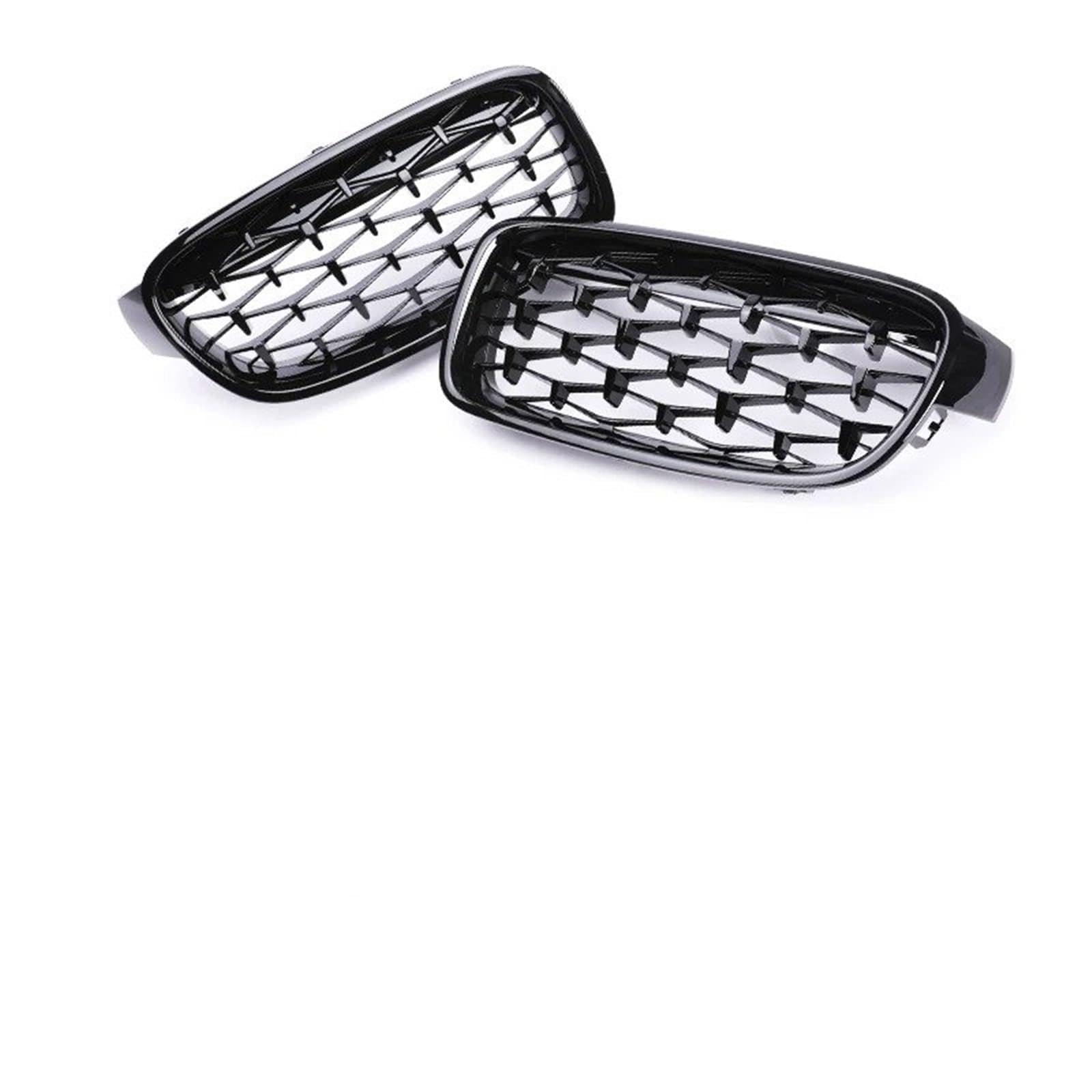 Parrilla delantera cromada estilo diamante para modelos Serie 3 2012-2019 8