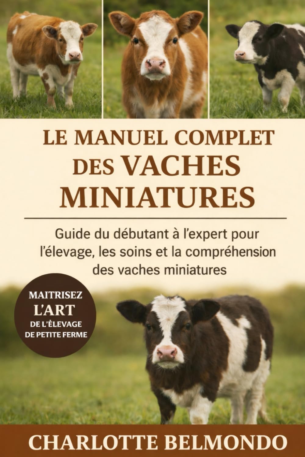 LE MANUEL COMPLET DES VACHES MINIATURES: Guide du débutant à l'expert pour l'élevage, les soins et la compréhension des vaches miniatures