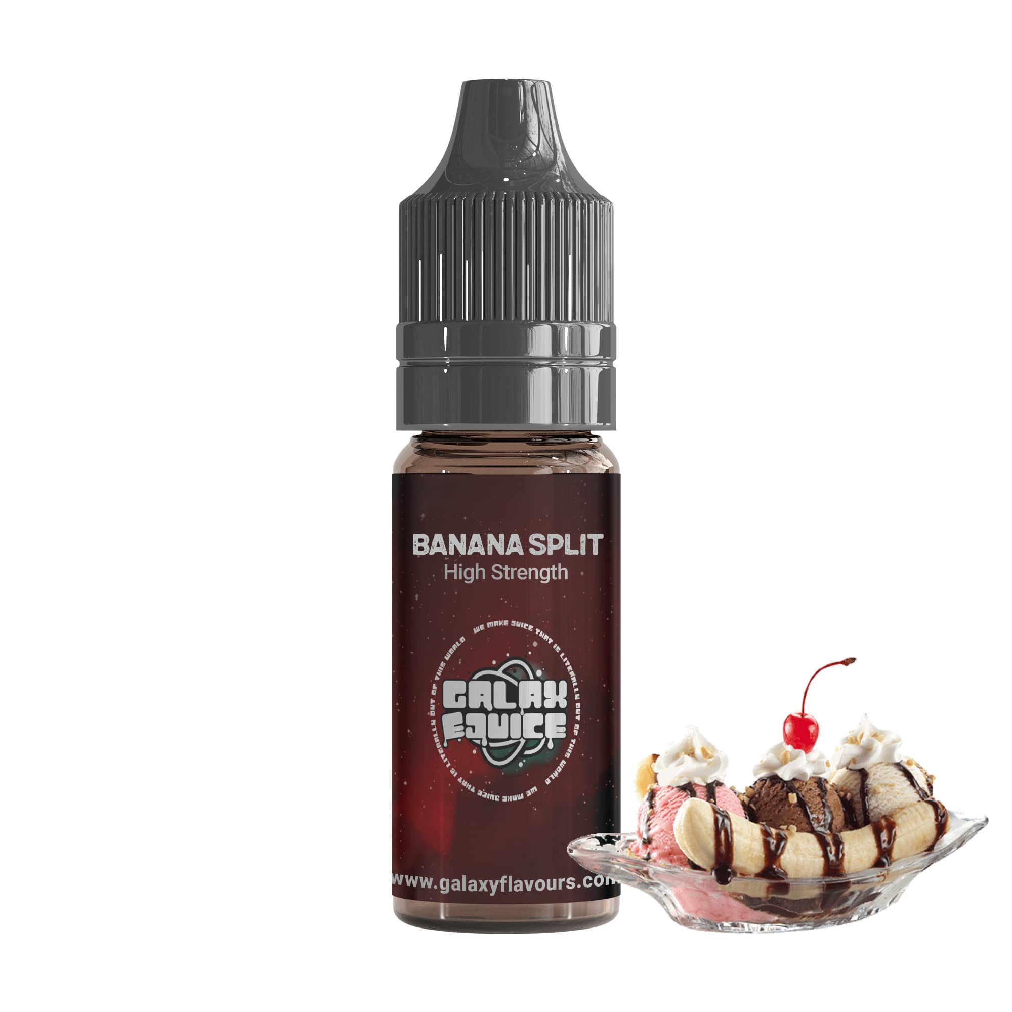 Banana Split Flavouring - High Strength Food Flavoring - 230+ Flavours -10ml Bottle.
