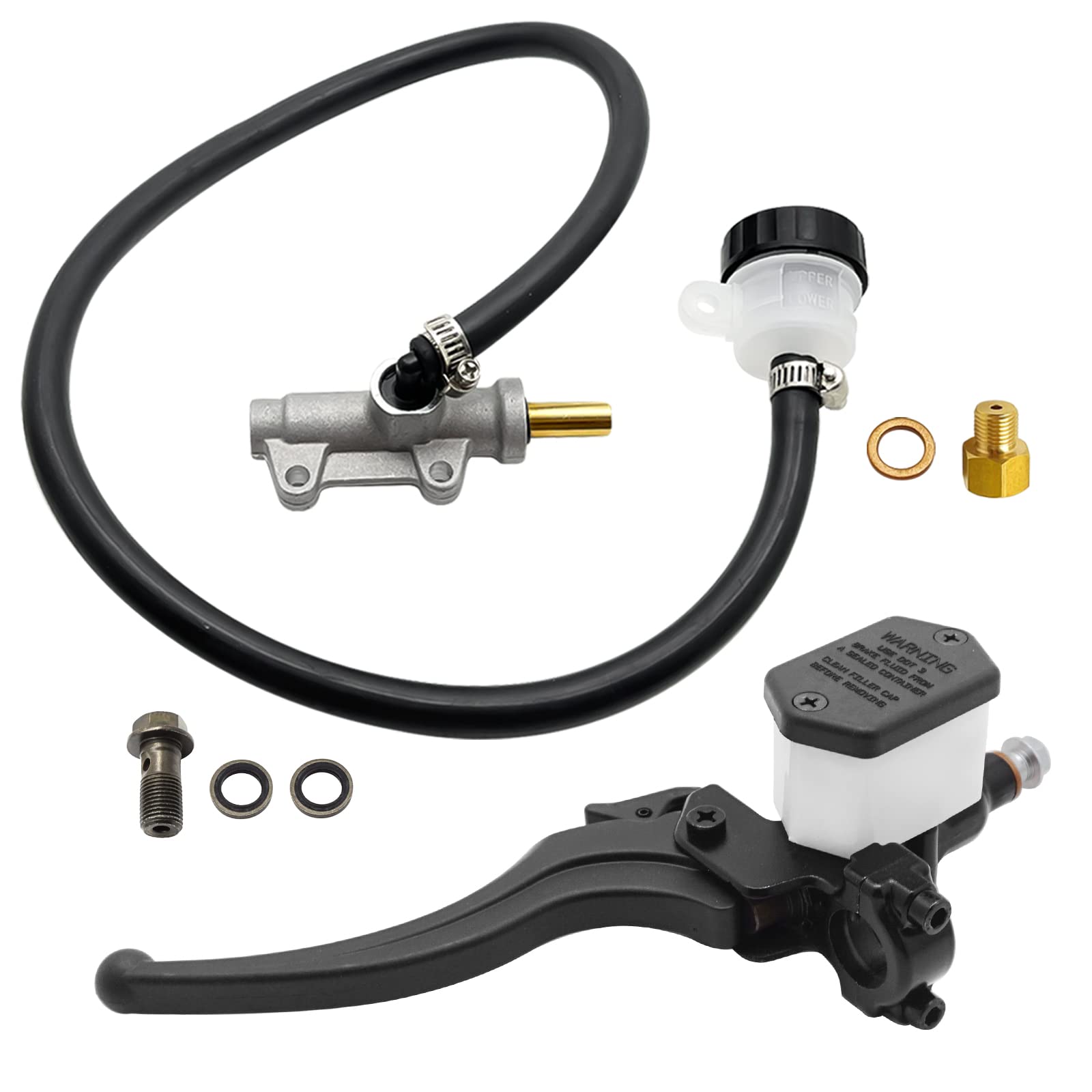 Vanlison Front & Rear Brake Master Cylinder Set For Polaris ATV Models - Compatible With Sportsman, Magnum, Xpedition