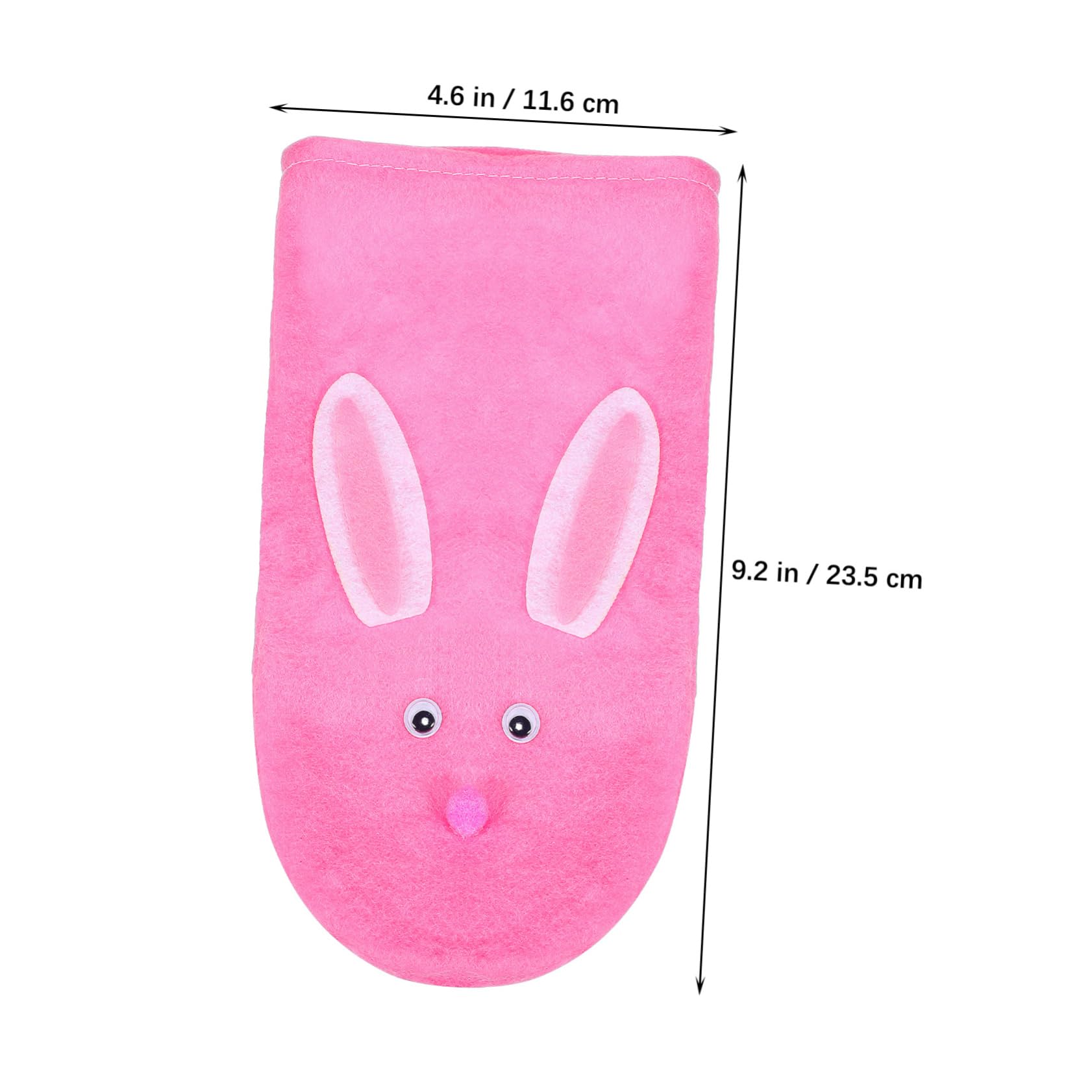 BCOATH 1Set Hand Puppet Making Kit Cartoon Animal Craft Supplies with Felt Pompoms and Eyes for Interactive Role Play Creative Puppet Show Fun for Adults