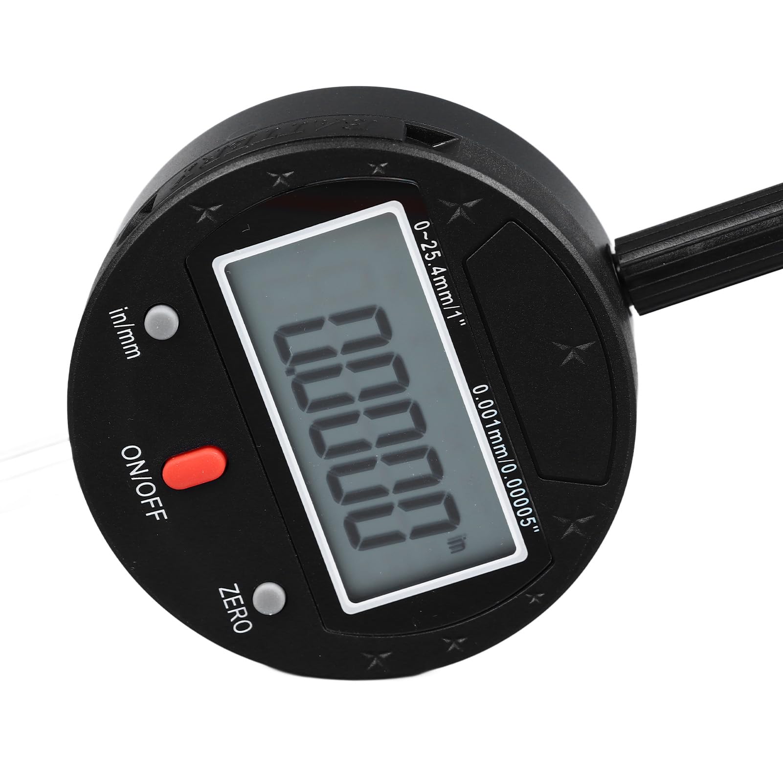 Dial digital Indir 3V 0 rango de 25,4 mm, dial electrónico Indir con resolución de 0,001 mm, sonda IP54 Indir para
